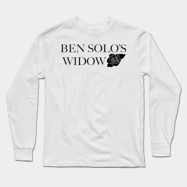 Ben Solo's widow Long Sleeve T-Shirt by Russ Farris Art